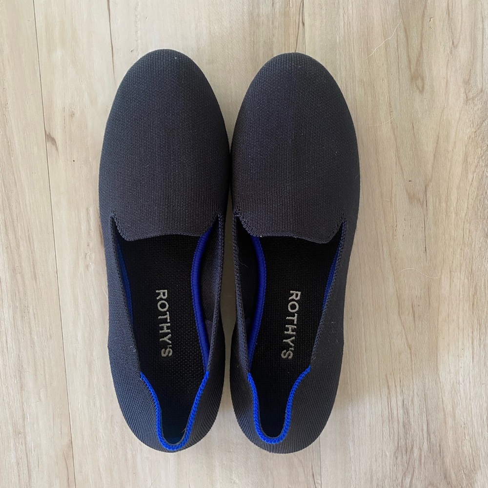 Rothy's Women’s Black Loafer Slip-On Shoes Size 8